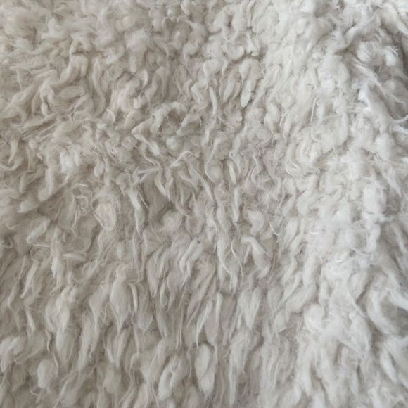 VANS Faux Fur Jacket Coat Women Size S Small White Lined Hook & Loop Closure - Picture 8 of 15